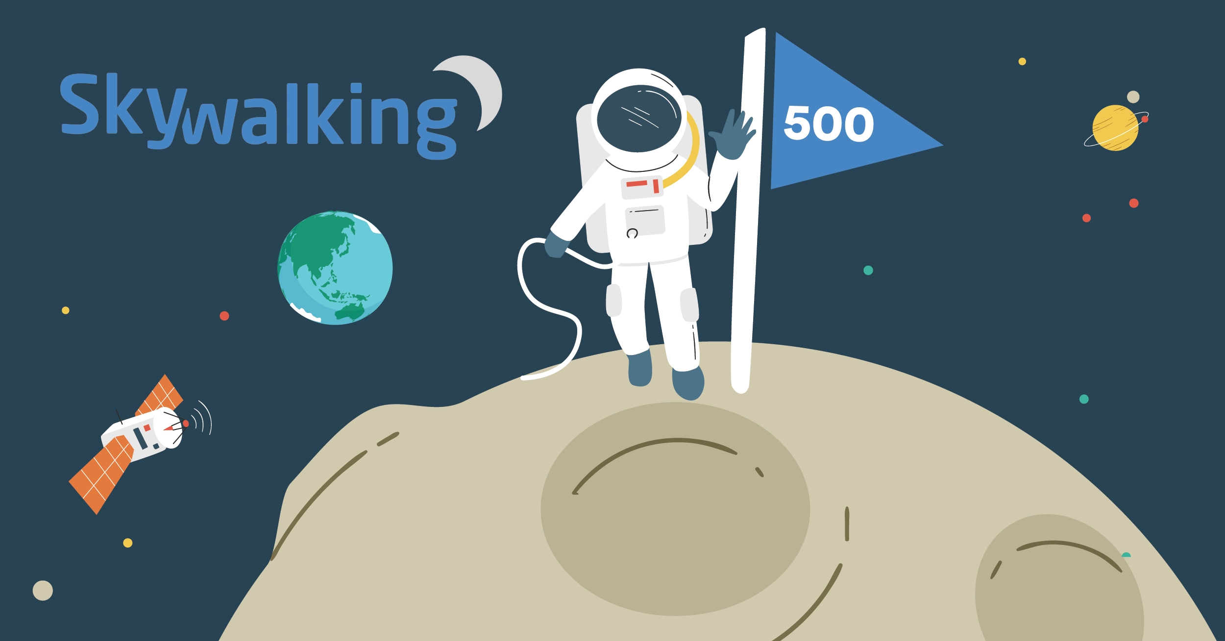 SkyWalking achieved 500 contributors milestone