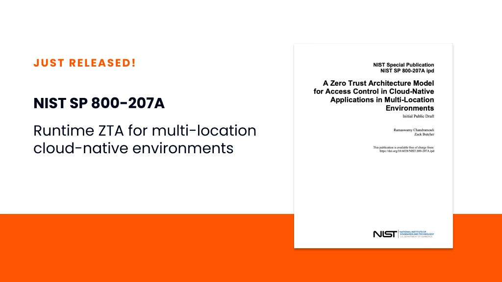 NIST SP 800-207A - Zero Trust Architecture Model